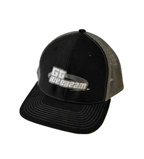 Gt Ice Cream Trucker Hat Black Grey Color