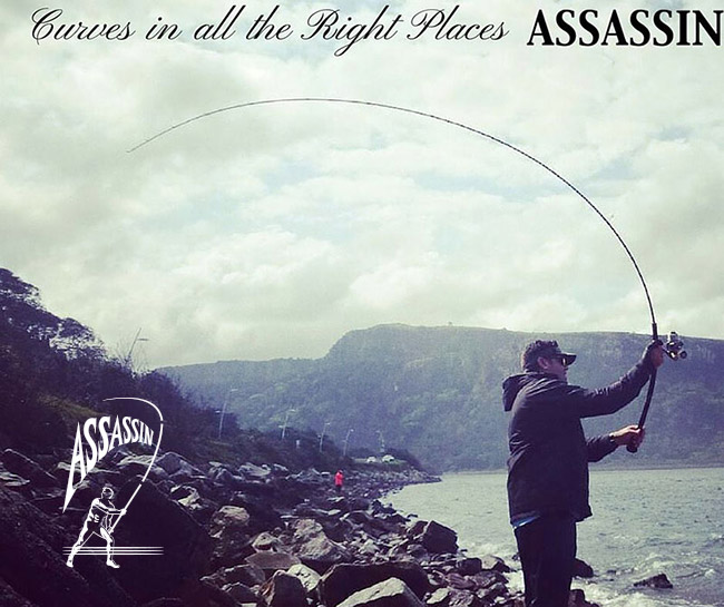 Assassin Rods Ad image with logo