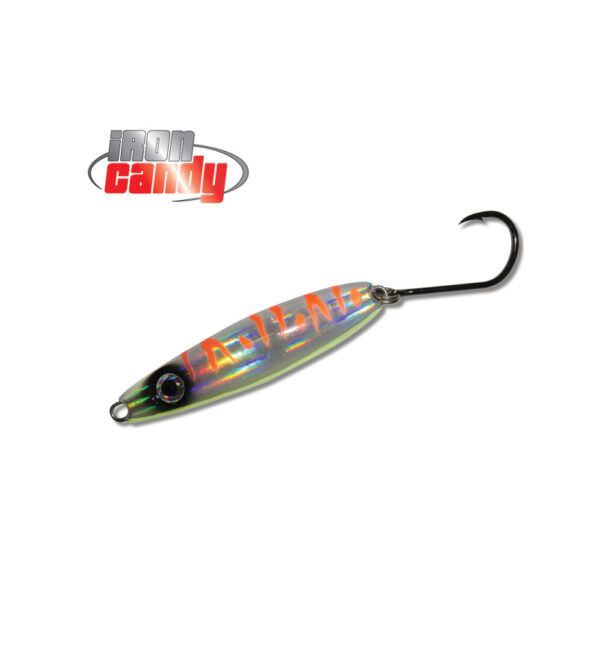 Iron Candy Bullet Lure Pearl Fire Tiger