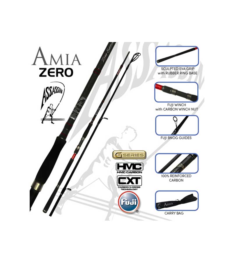 Assassin Amia Zero 11ft 3-Piece 2X Heavy Travel Surf Rod