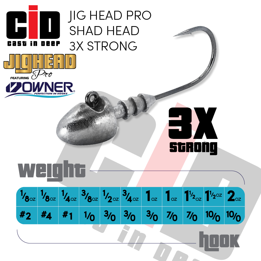 AKS Fishing Jigheads – Lead Jig Hooks 10g-20g Sizes 3/0 To 6/0